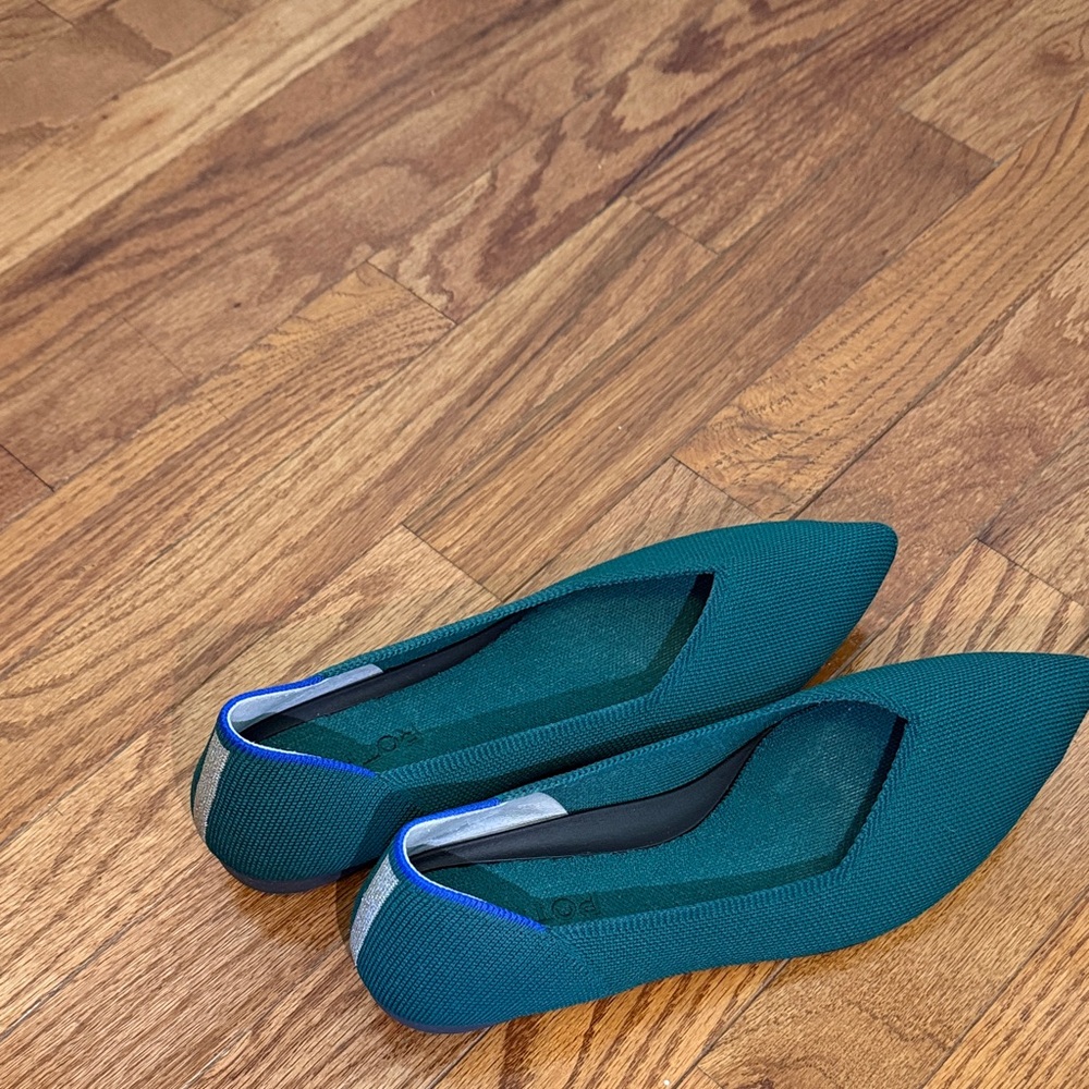 Rothy's Emerald Green Women's Flats